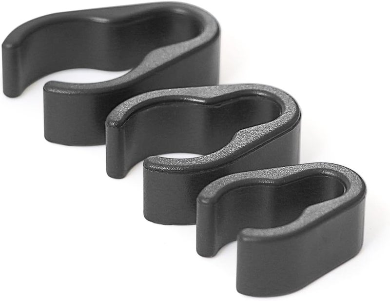 ALEKOR Microphone Stand Cable Clips - Boom Pole Cable Clips Clamp Plastic Mount - Multiple Sizes with Cable Ties (48 PCS) - Image 5